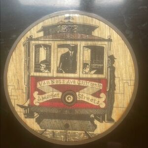 Vintage Mid Century San Francisco Cable Car